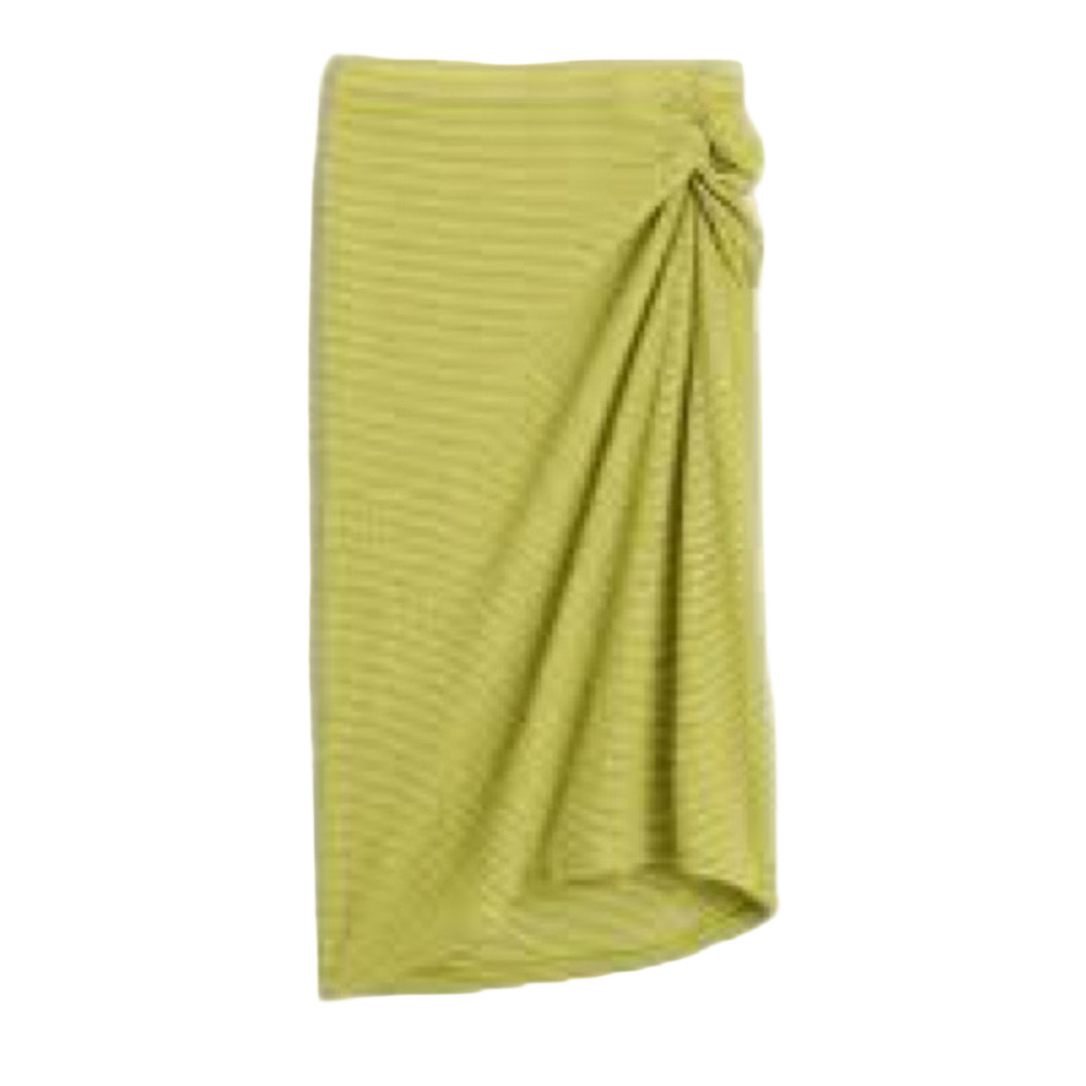 MADEWELL SZ M Gathered Pull-On Midi Skirt